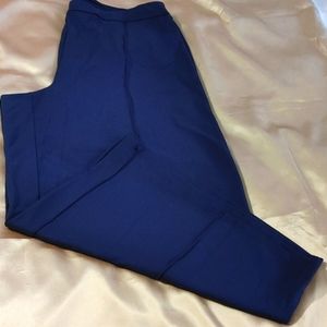 J and Jill wherever collection navy blue pants white legs size 3x